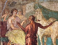 Affresco Pompeiano della Casa dei Vettii Pasiphae