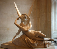 Antonio Canova esecuzione scultorea di Amore e Psiche scultura neoclassica