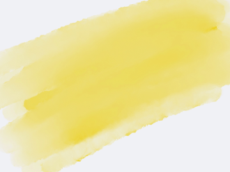Striscia di colore giallo dipinta ad acquerello