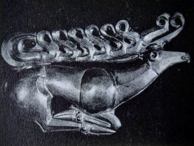 Immagine in bianco e nero del Il cervo di Kostromskaya