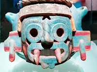 arte azteca Olla Tlaloc Citta del Messico Museo Templo Mayor